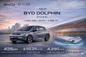 BYD Dolphin 2026 phạm vi hoạt động 430km